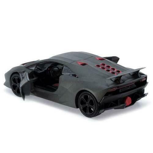 1/24 Scale Lamborghini Sesto Elemento Matt Black Motormax Diecast Model