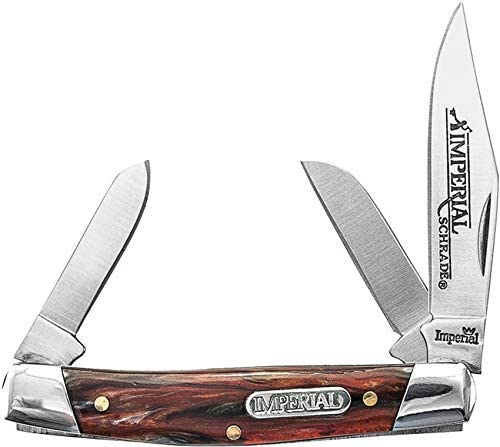 Imperial Schrade Stockman Folding Pocket Knife Stainless steel
