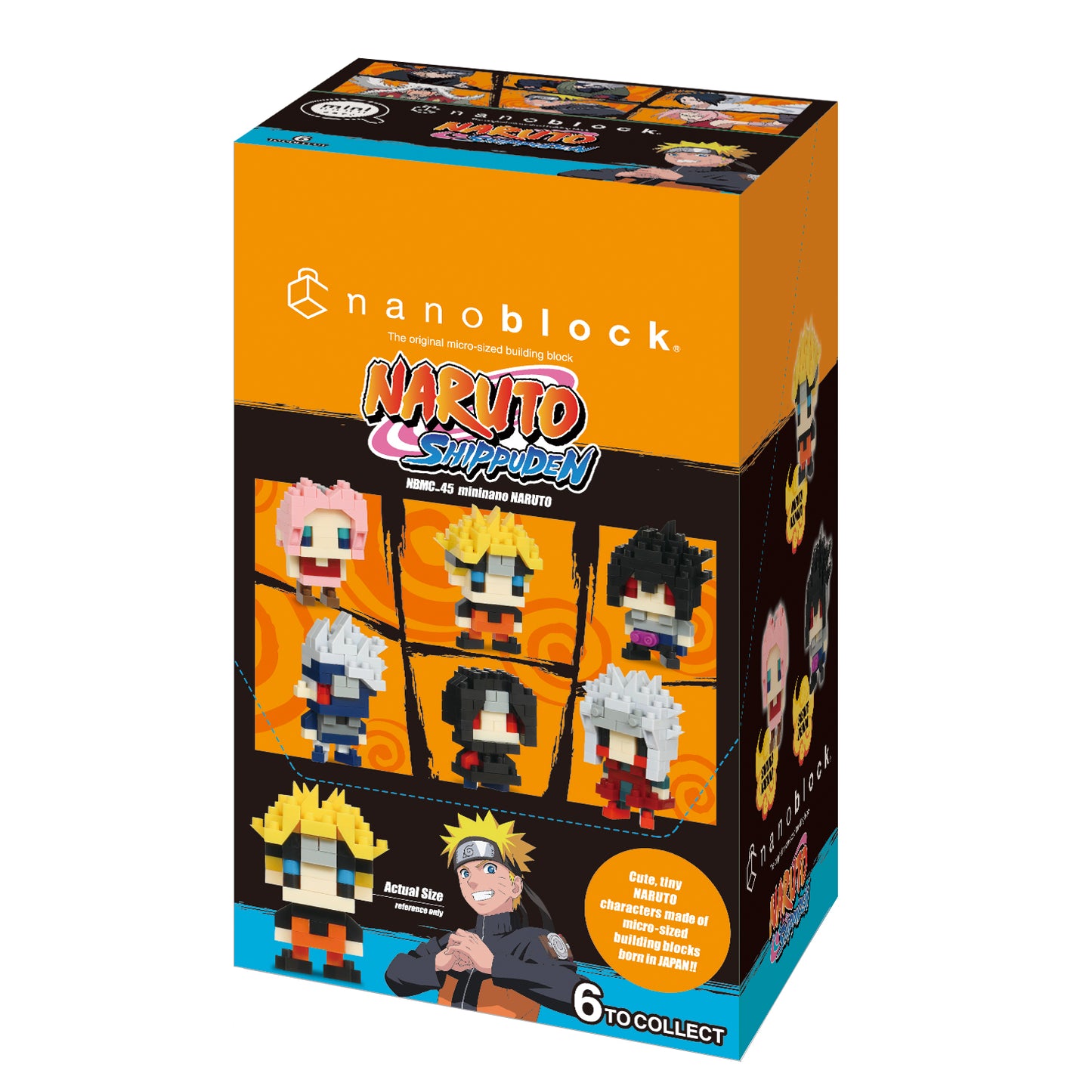 Naruto - 6 Designs Mininano Nanoblock Box Set