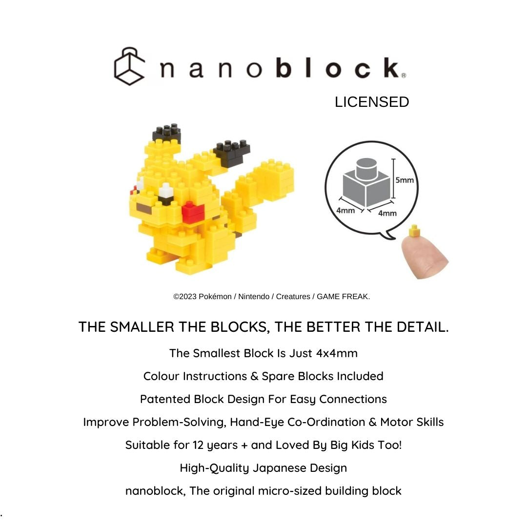Pokemon - Pikachu Nanoblock set