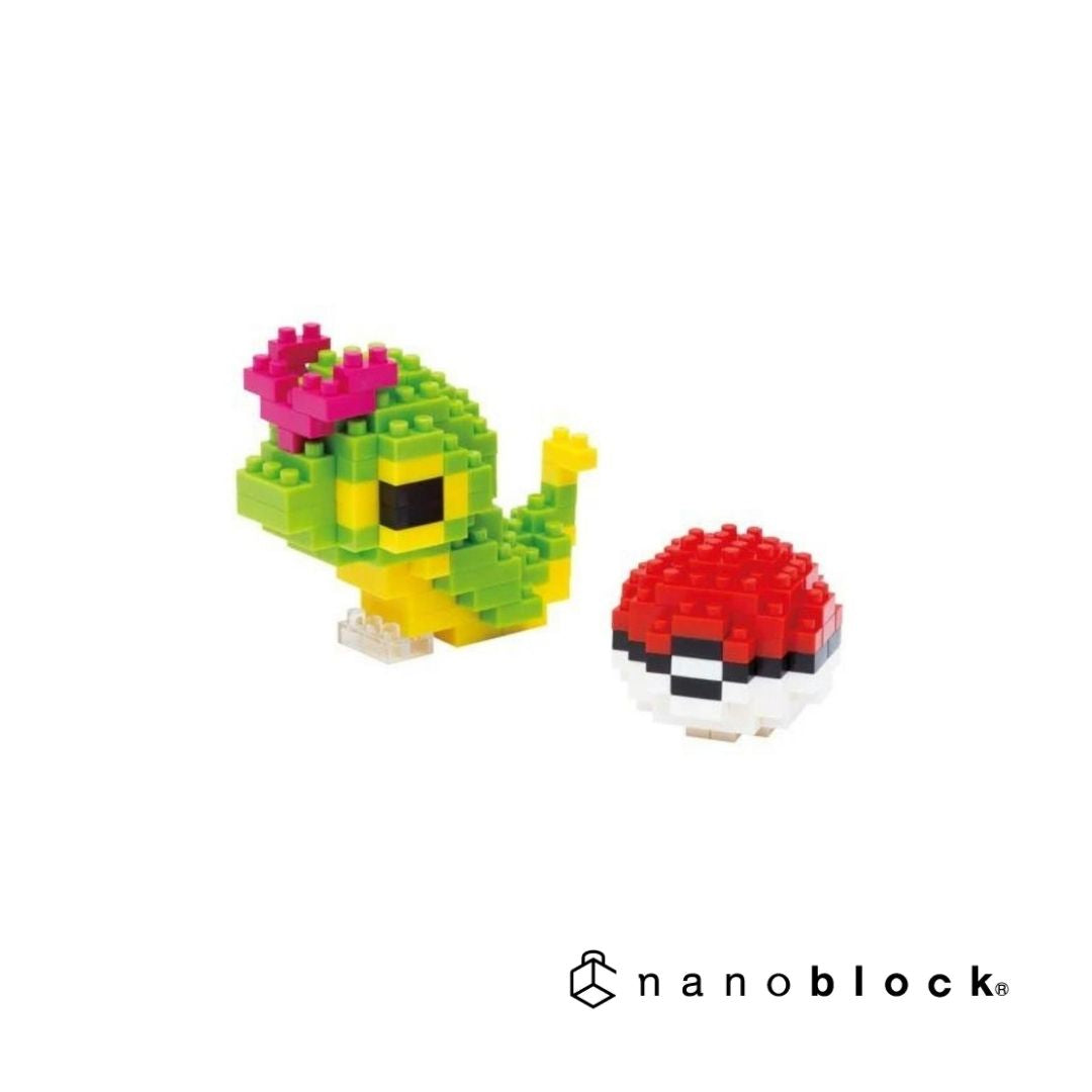 Pokemon - Caterpie & Poke Ball Nanoblock set
