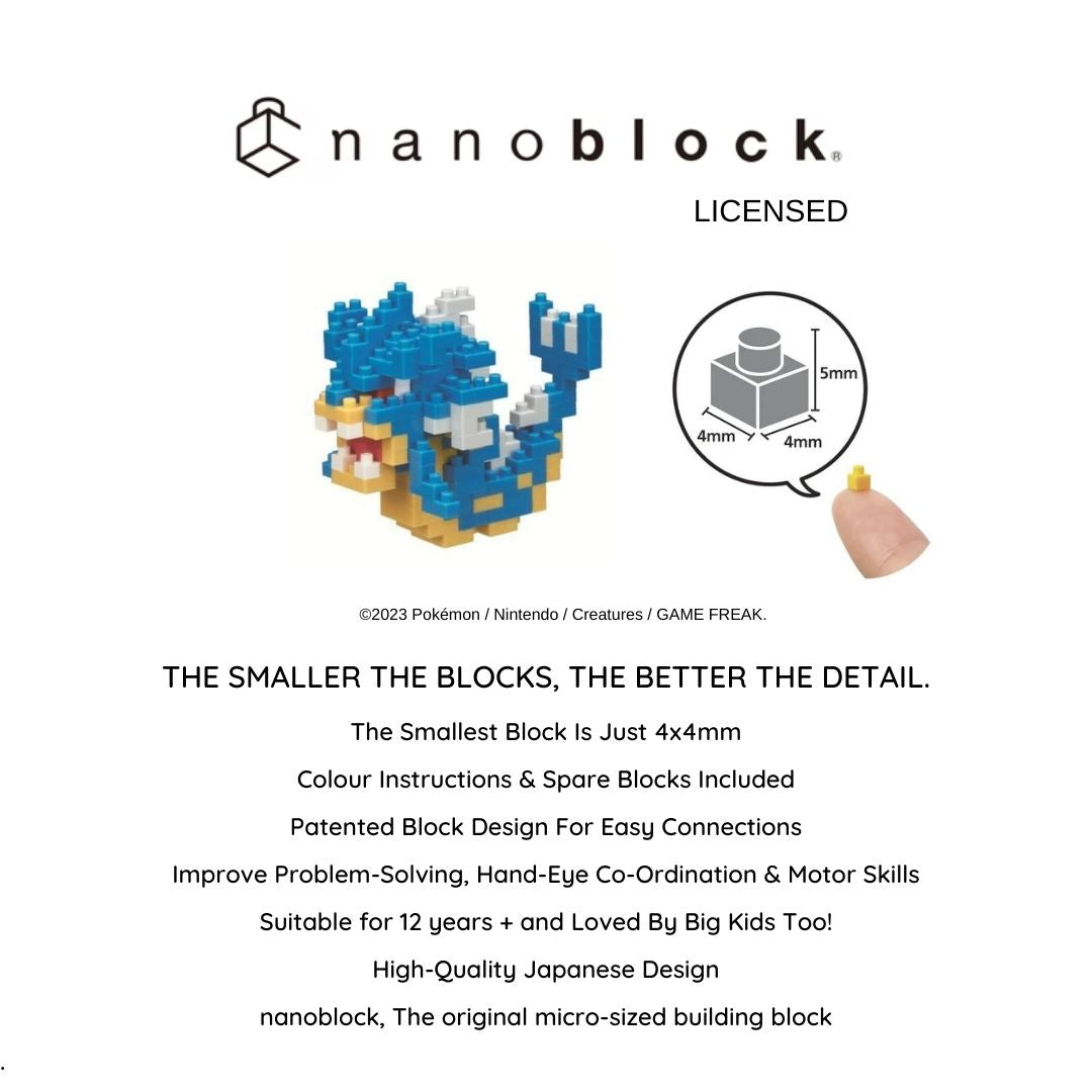 Pokemon - Gyarados Nanoblock set