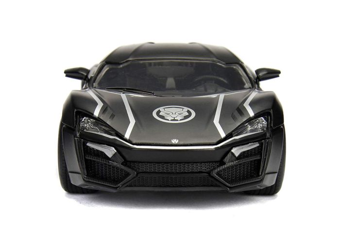 Black Panther - Lykan Hypersport with Black Panther 1/24th Scale Hollywood Rides Die-Cast Vehicle