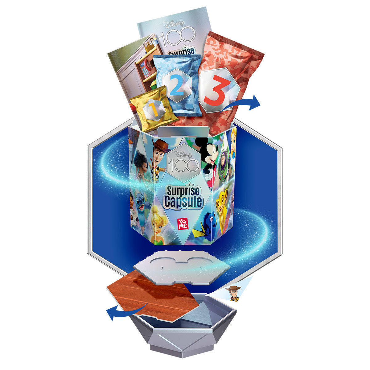 Disney - Disney 100 Series Mystery Capsule Blind Box