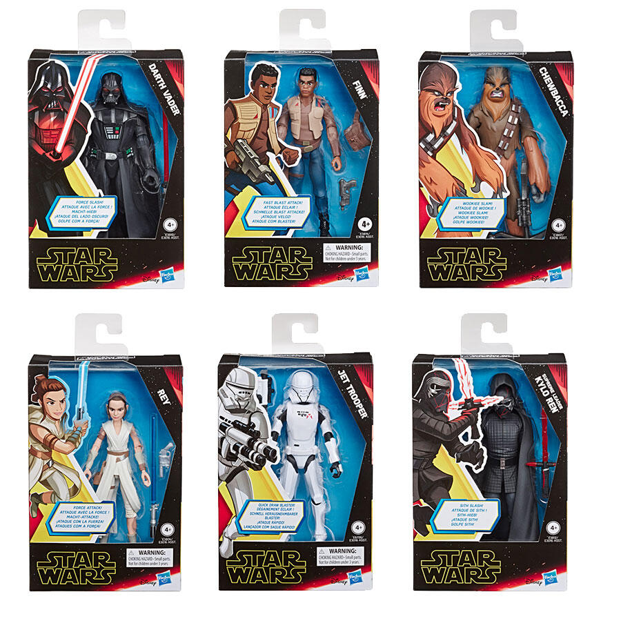 Star Wars Galaxy of Adventures E9: Rise of Skywalker Movie 6" Action Figures