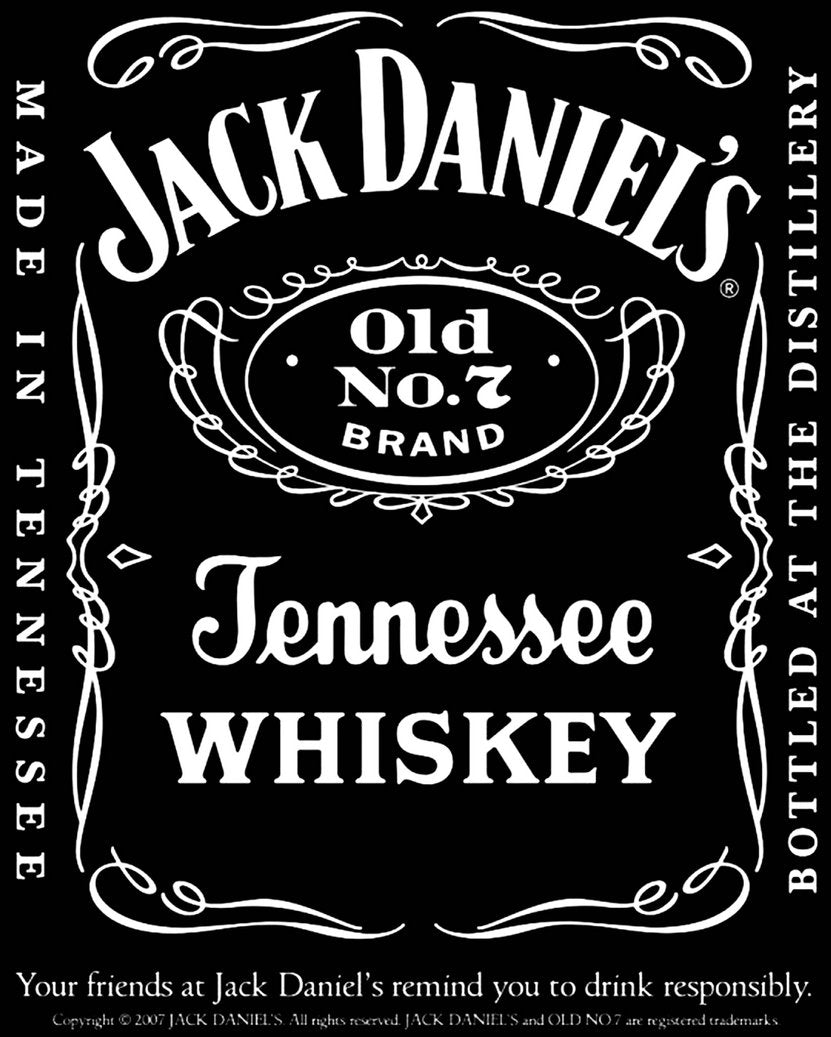 Jack Daniels Glass Plaque9.95