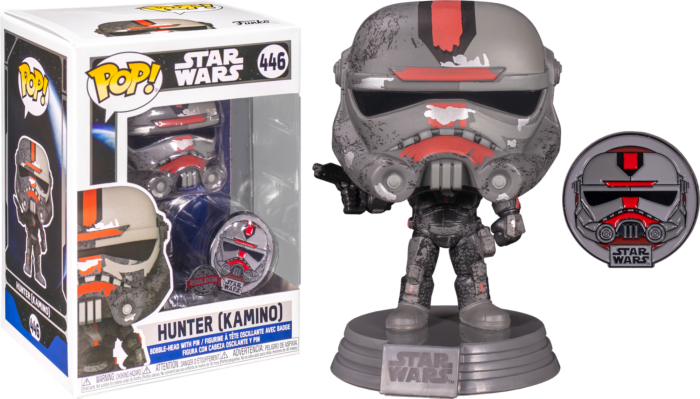 Star Wars: Across The Galaxy - Hunter Kamino Bad Batch Pop! Vinyl Figure with Enamel Pin