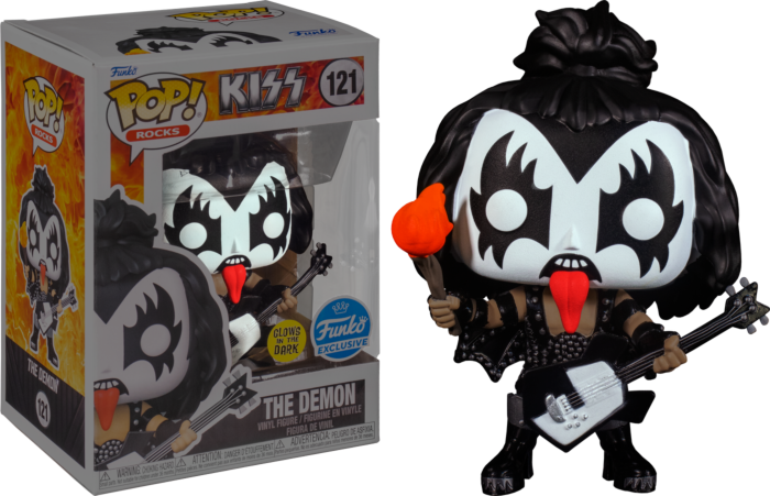 Kiss - Gene Simmons The Demon Glow in the Dark Pop! Vinyl Figure