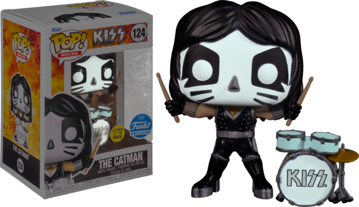 Kiss - Peter Criss The Catman Glow in the Dark Pop! Vinyl Figure