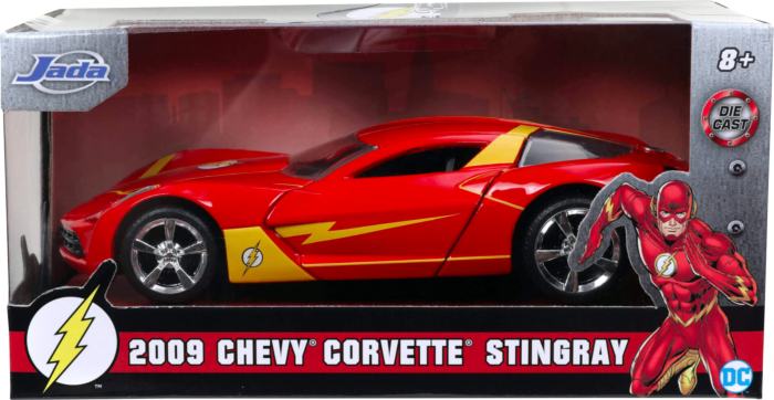The Flash - 2009 Chevy Corvette Stingray Hollywood Rides 1/32 Scale Die-Cast Vehicle Replica