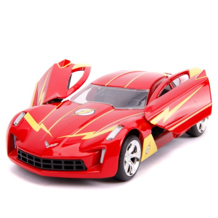 The Flash - 2009 Chevy Corvette Stingray Hollywood Rides 1/32 Scale Die-Cast Vehicle Replica