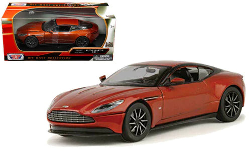 1/24 Scale Aston Martin DB11 Dusk Orange Motormax Diecast Model Car