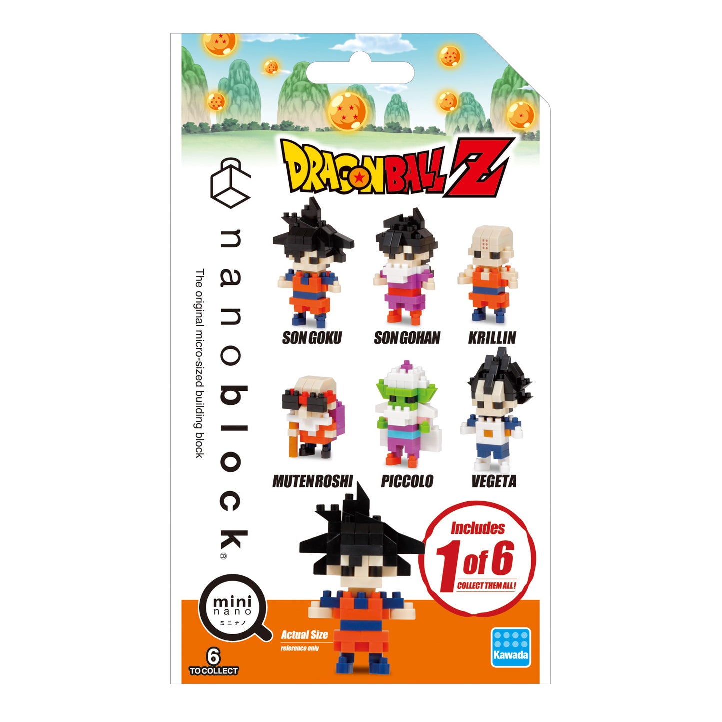 Dragon Ball Z - 6 Designs Mininano Nanoblock Box Set