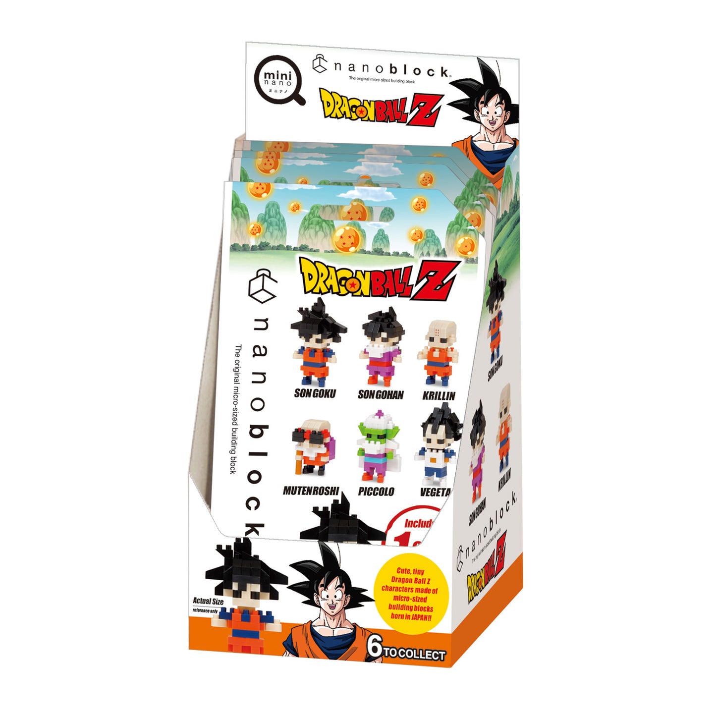 Dragon Ball Z - 6 Designs Mininano Nanoblock Box Set
