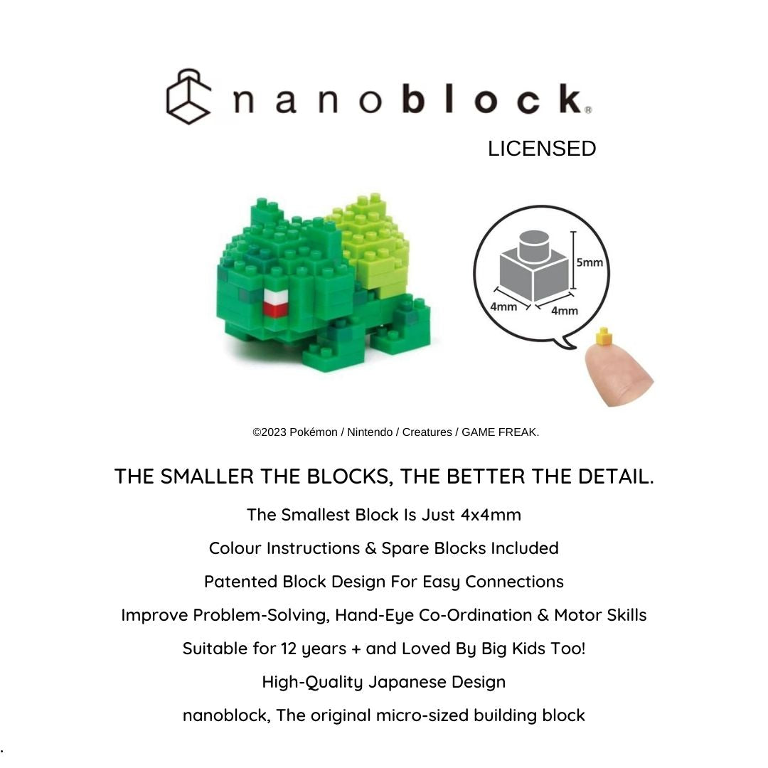 Pokemon - Bulbasaur Nanoblock set