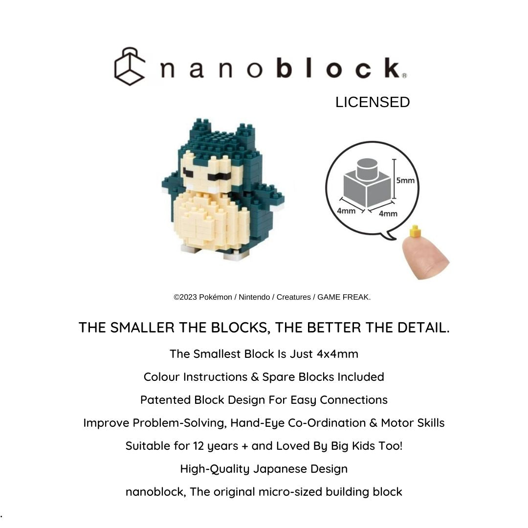 Pokemon - Snorlax Nanoblock set