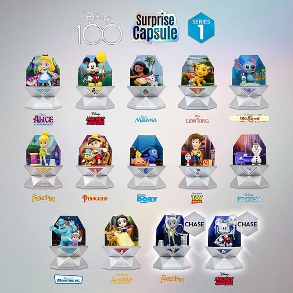 Disney - Disney 100 Series Mystery Capsule Blind Box