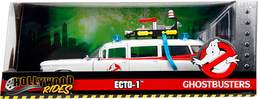 Ghostbusters - Ecto-1 1984 Hollywood Rides 1:32 Scale Diecast Vehicle (Model Car)