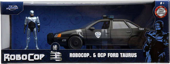 Robocop (1987) - Robocop & OCP Ford Taurus Hollywood Rides 1/24th Scale Die-Cast Vehicle Replica