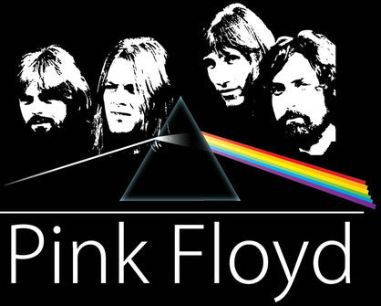 Pink Floyd Glass Plaque