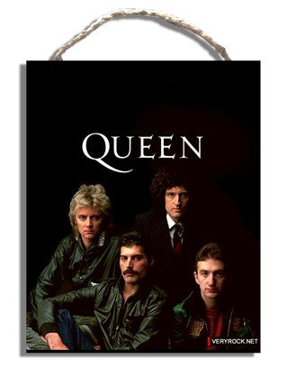 Queen Glass Plaque