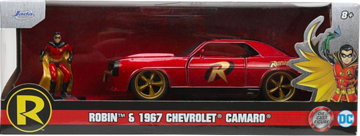 Batman - Robin & 1969 Chevrolet Camaro Hollywood Rides 1/32 Scale Die-Cast Vehicle Replica