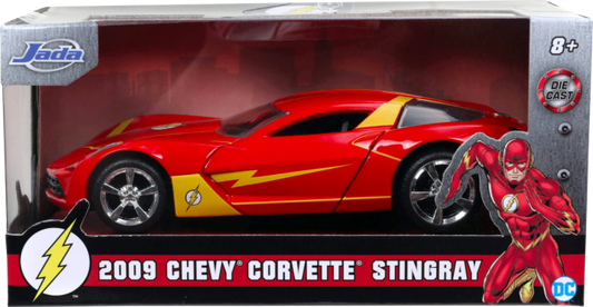 The Flash - 2009 Chevy Corvette Stingray Hollywood Rides 1/32 Scale Die-Cast Vehicle Replica