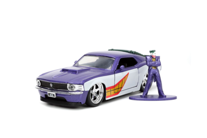 Batman - The Joker & 1970 Ford Mustang Boss 429 Hollywood Rides 1/32 Scale Die-Cast Vehicle Replica