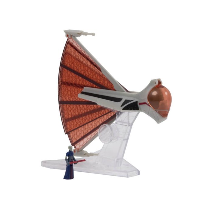 Star Wars - Micro Galaxy Squadron Asajj Ventress's Ginivex Starfighter Light Armor Class 3" Vehicle & Figure Playset (Series 01)
