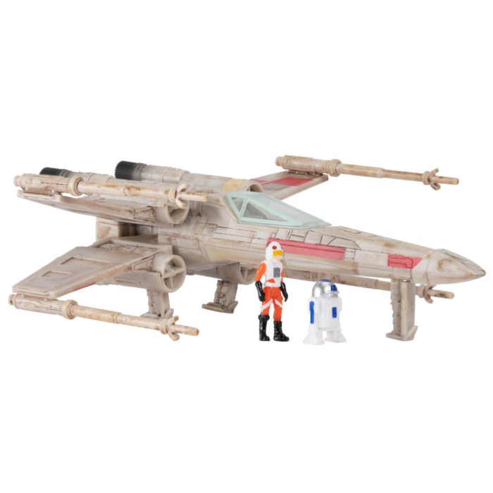 Star Wars - Micro Galaxy Squadron Jedi Luke Skywalker's X-Wing Starfighter Class 5" Vehicle & Figure Playset (Series 01)